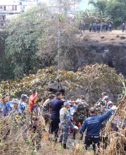 यती विमान दुर्घटना: बेपत्ता तीन जनाको खोजी जारी