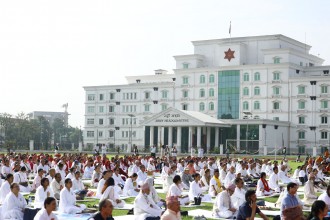 राष्ट्र सङ्घीय योग दिवस जङ्गी अड्डाको प्राङ्गणमा