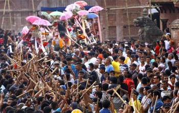 भक्तपुरे गाईजात्रा अर्थात् साँपारु